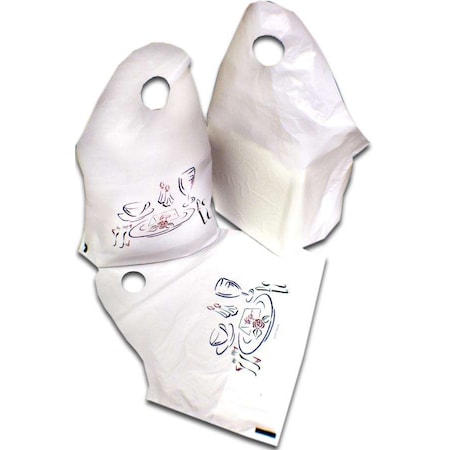 Pak-Sher Pak-Sher 34"x18.5"x12" White Carryout Bag, PK250 6614